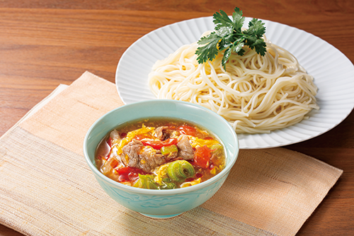 酸辣湯風つけ麺