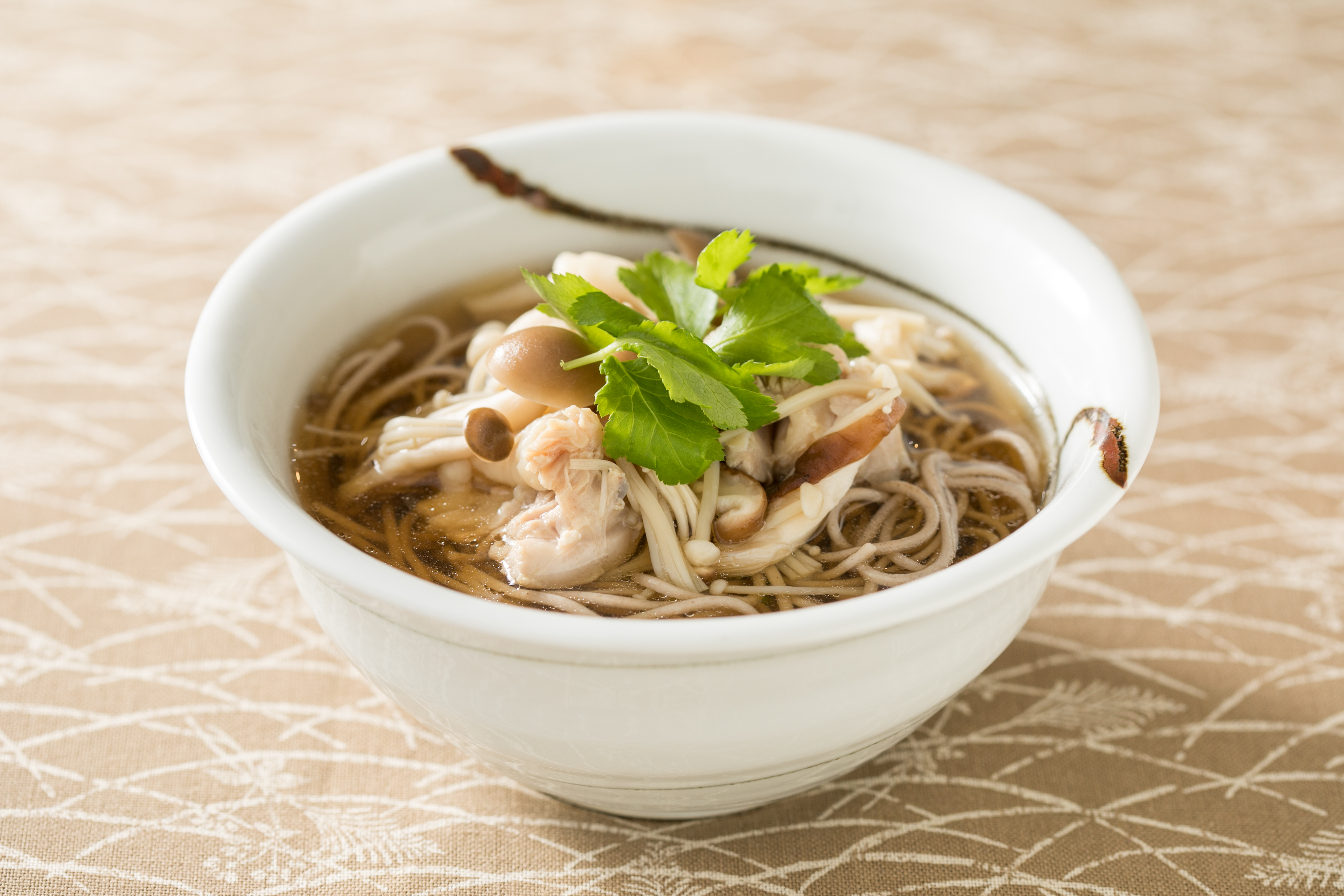 きのこあんかけ南蛮そば