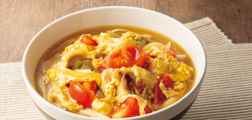 トマたまカレーうどんへのリンク