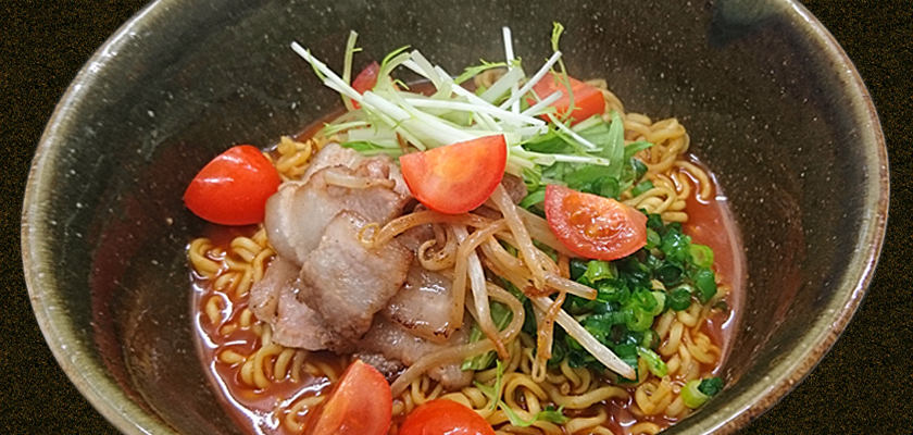 野菜たっぷりトマトラーメンへのリンク