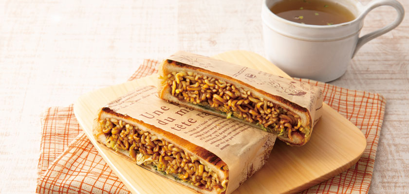 焼そばホットサンドへのリンク