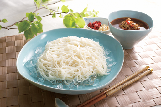神埼手延そうめんの調理例
