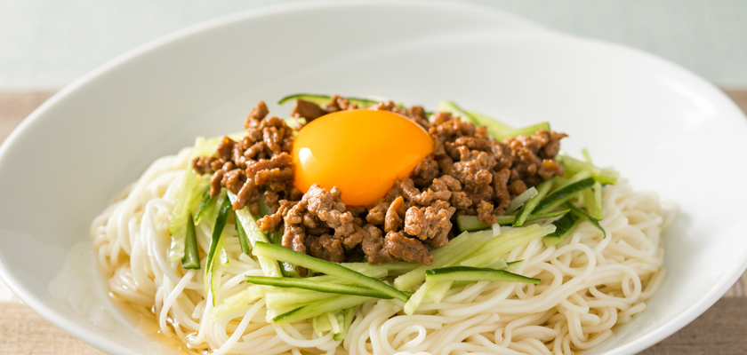 ジャージャー麺風そうめんへのリンク