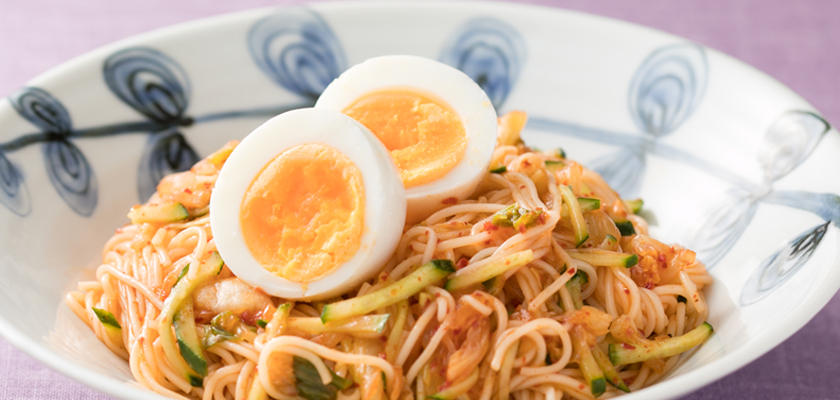 韓国ビビン麺風そうめんへのリンク