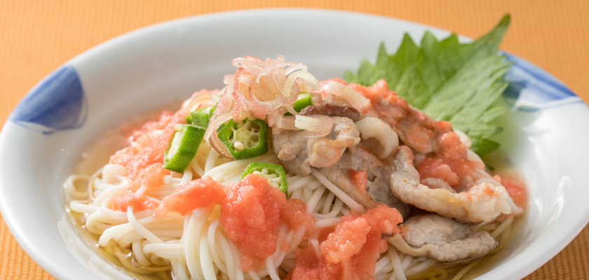 トマトの冷麺へのリンク