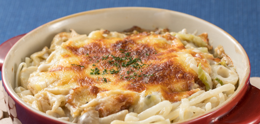 うどんグラタン