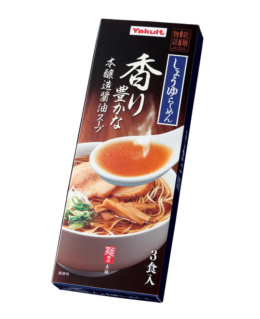 乾麺物語しょうゆらーめんのパッケージ