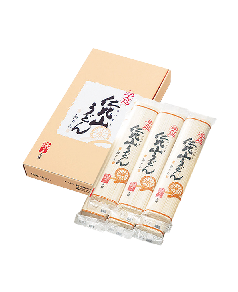 手延　仁比山うどん（細めん）パッケージ